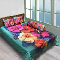 Premium 3D Bedsheet 04 Piece Set