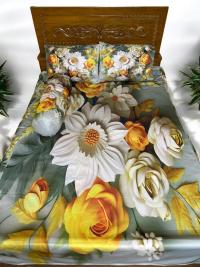Premium 3D Bedsheet 04 Piece Set
