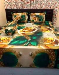 Premium 3D Bedsheet 04 Piece Set