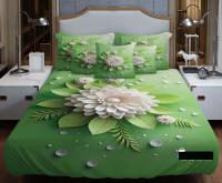 Premium 3D Bedsheet 04 Piece Set