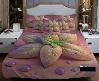 Premium 3D Bedsheet 04 Piece Set