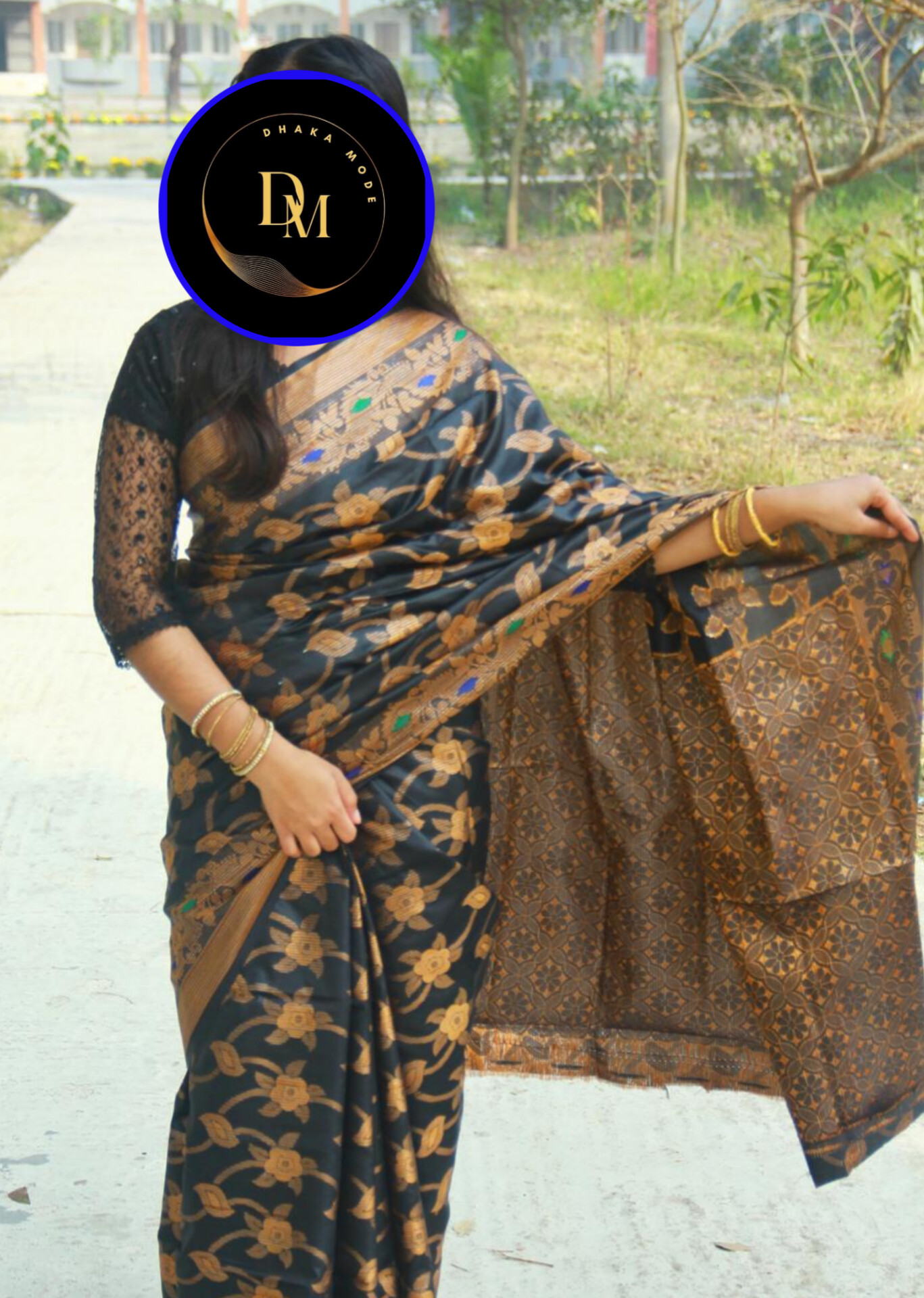 সিল্ক কাতান শাড়ি
