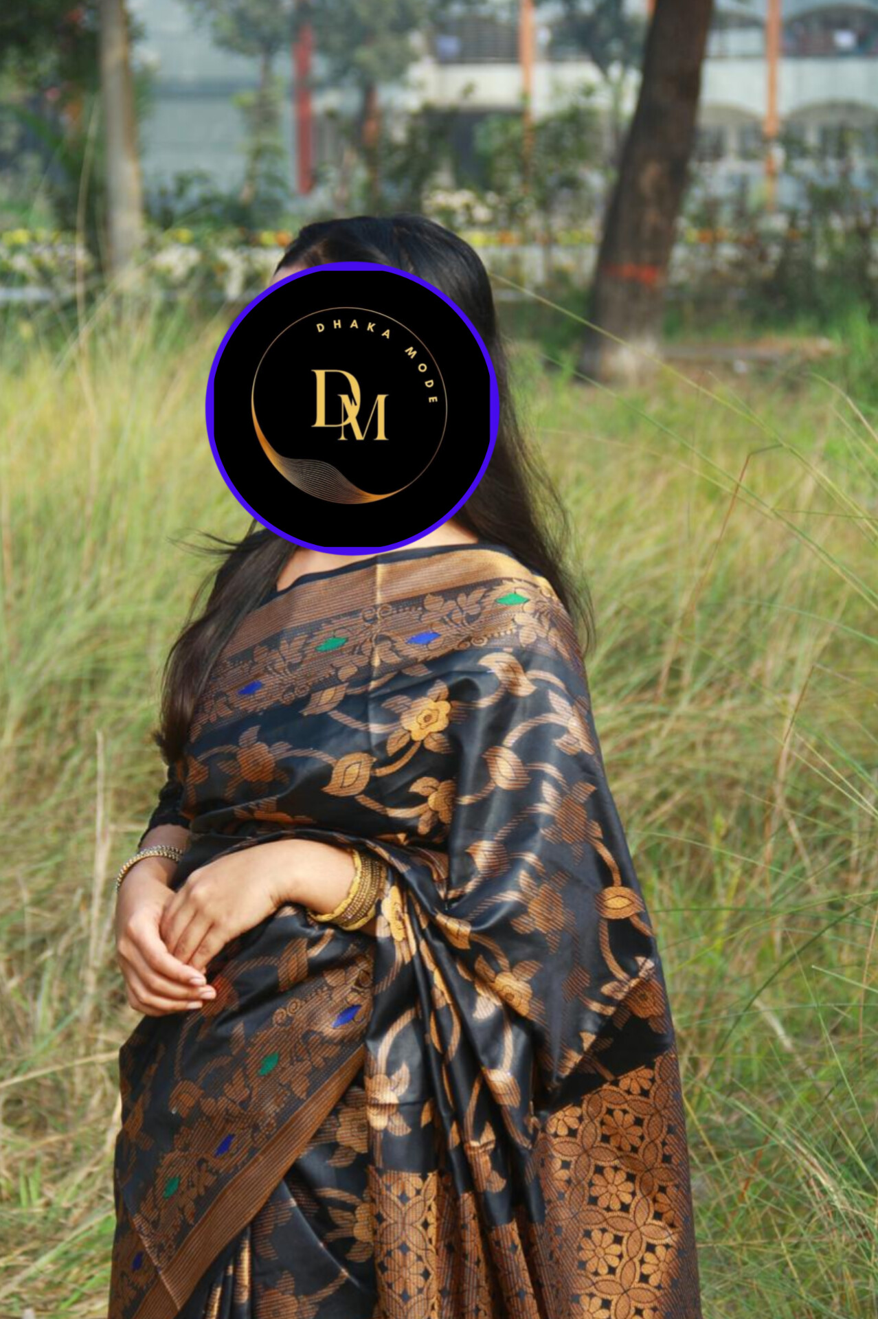 সিল্ক কাতান শাড়ি