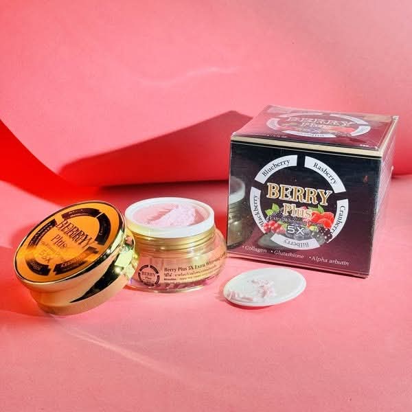 BERRY PLUS 5X WHITENING NIGHT CREAM (20G)