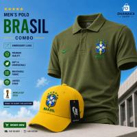 🏆ওয়ার্ল্ড কাপ পোলো শার্ট এবং ক্যাপ কম্বো
