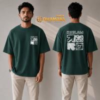 🛍️ ১টি ড্রপ শোল্ডার টি-শার্ট (ফ্রন্ট ও ব্যাক ভিউ)