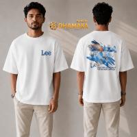 🛍️ ১টি ড্রপ শোল্ডার টি-শার্ট (ফ্রন্ট ও ব্যাক ভিউ)