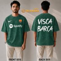 Premium Barcelona Acid Wash Drop Shoulder