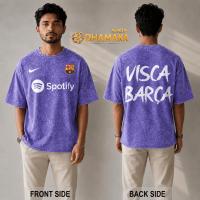 Premium Barcelona Acid Wash Drop Shoulder