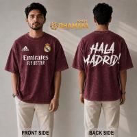 Premium Real Madrid Acid Wash Drop Shoulder
