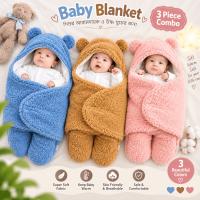 🧸𝟯 𝗽𝗶𝗲𝗰𝗲 𝗯𝗮𝗯𝘆 𝗯𝗹𝗮𝗻𝗸𝗲𝘁 𝗰𝗼𝗺𝗯𝗼