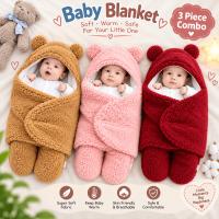 🧸𝟯 𝗽𝗶𝗲𝗰𝗲 𝗯𝗮𝗯𝘆 𝗯𝗹𝗮𝗻𝗸𝗲𝘁 𝗰𝗼𝗺𝗯𝗼