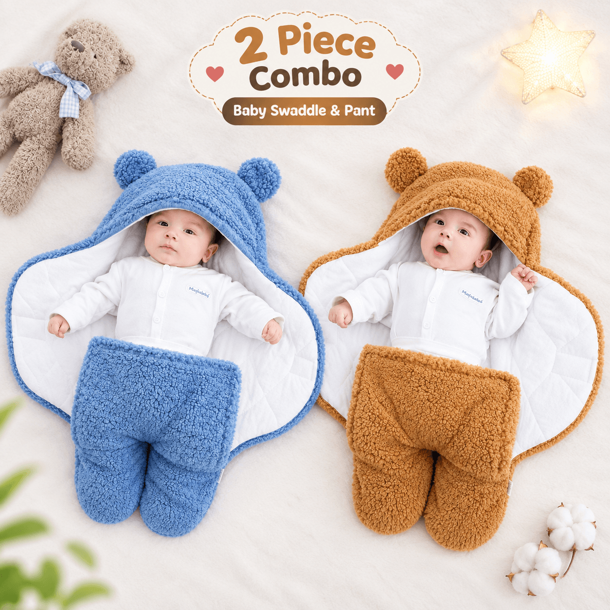 🧸𝟮 𝗽𝗶𝗲𝗰𝗲 𝗯𝗮𝗯𝘆 𝗯𝗹𝗮𝗻𝗸𝗲𝘁 𝗰𝗼𝗺𝗯𝗼