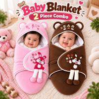 🧸𝟮 𝗽𝗶𝗲𝗰𝗲 𝗯𝗮𝗯𝘆 𝗯𝗹𝗮𝗻𝗸𝗲𝘁 𝗰𝗼𝗺𝗯𝗼