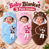 🧸𝟯 𝗽𝗶𝗲𝗰𝗲 𝗯𝗮𝗯𝘆 𝗯𝗹𝗮𝗻𝗸𝗲𝘁 𝗰𝗼𝗺𝗯𝗼