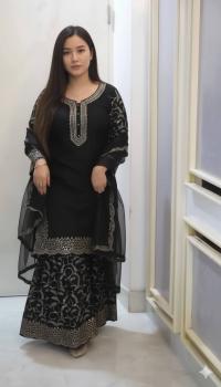 লাক্সারি গারারা থ্রি পিস 👗✨