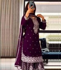 প্রিমিয়াম এমব্রয়ডারি গারারা ড্রেস 😍