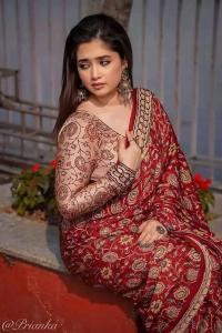 Chanderi silk sharee