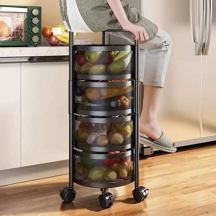 5 Layer Square Shape Kitchen Rack