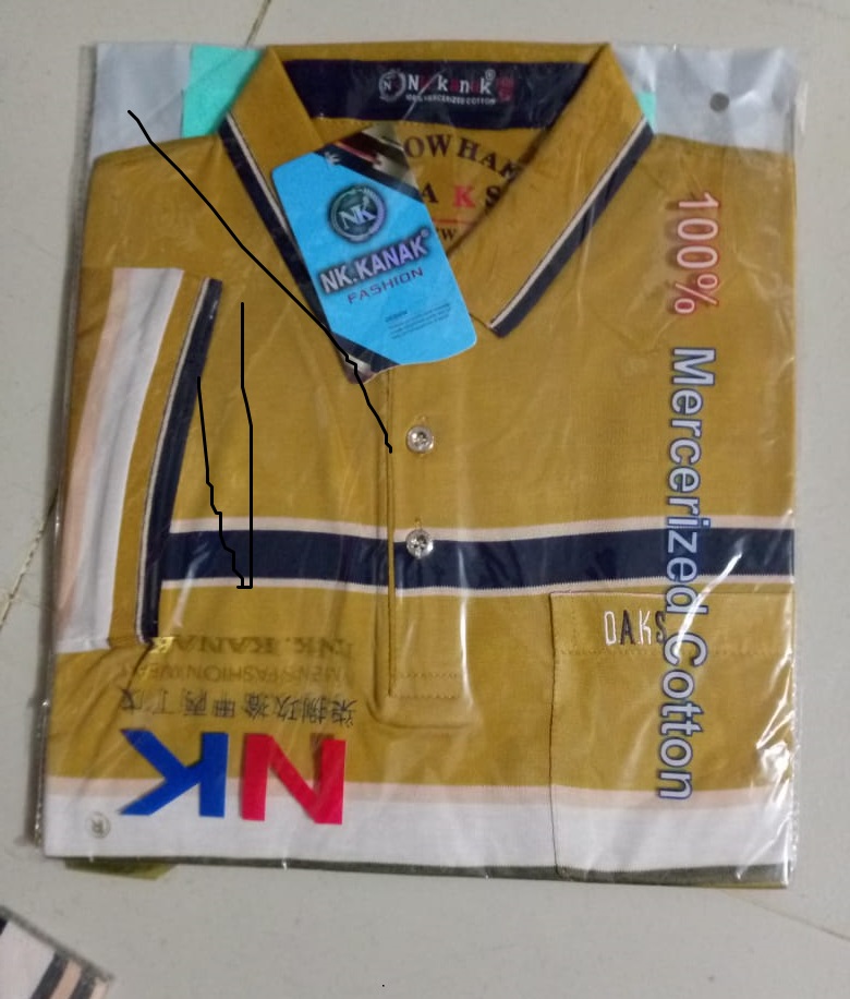 মার্কারাইজড কটন টিশার্ট