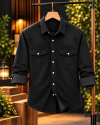 Premium Trendy Denim Shirt  2 পিস নিলে হোম ডেলিভারি ফ্রী💥🎁