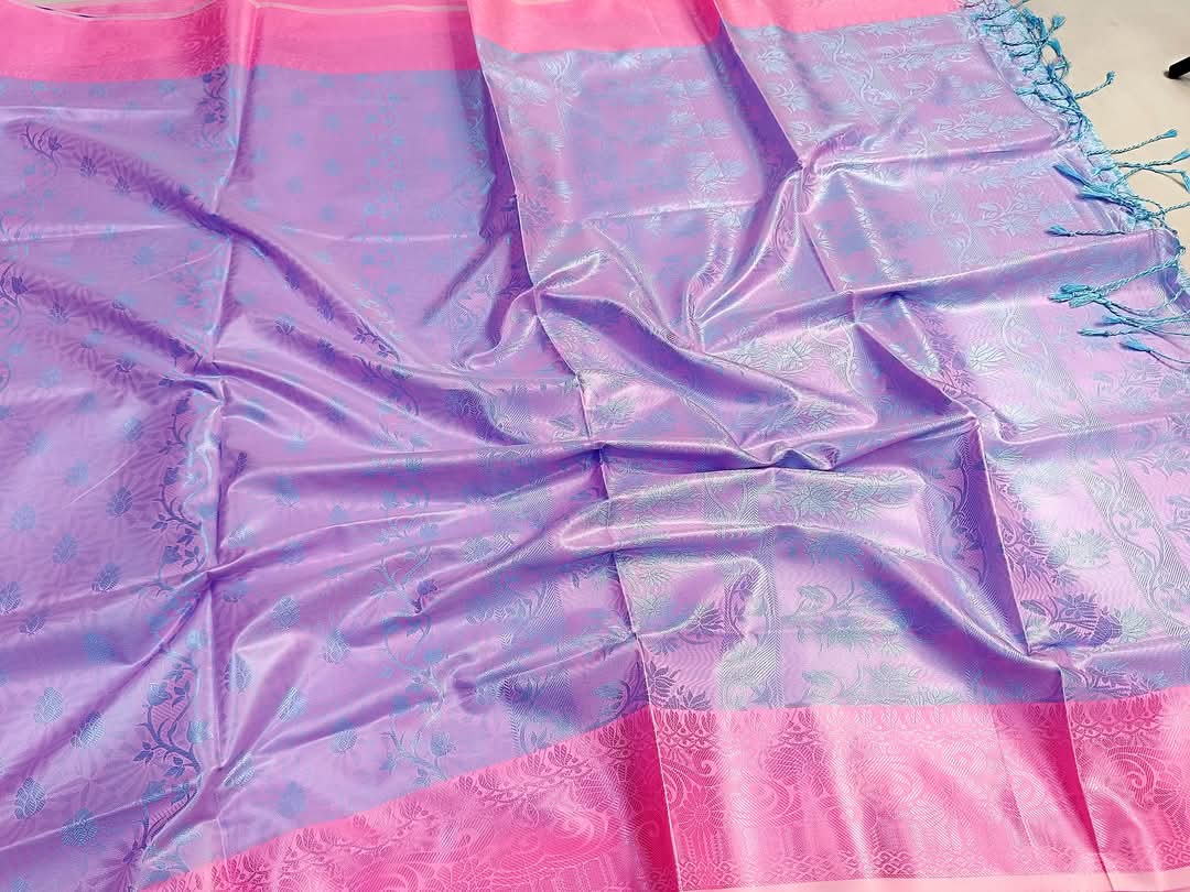 Soft silk kanci katan sharee