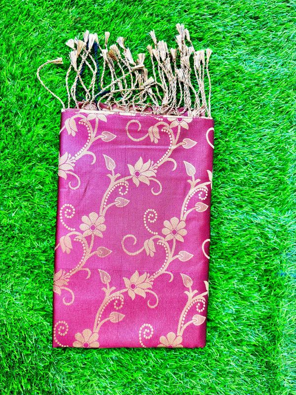 Soft silk katan sharee