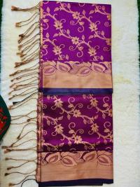 Soft silk katan sharee