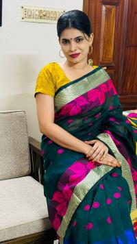 প্রিমিয়াম হাইব্রিড সুতি শাড়ি (রিয়েল ছবি)