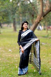 প্রিমিয়াম হাইব্রিড সুতি শাড়ি (রিয়েল ছবি)