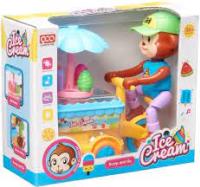 Bump And Go Monkey Ice Cream Toy for Kids