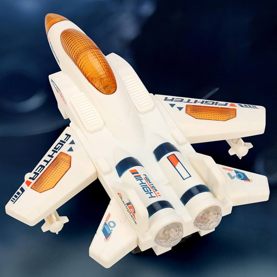 Airplane Toys for Toddlers | Electric Stunt Plane Rotating Toys | Educational Kids Airplane, Battery Operated, Interactive Infant Airplane Toy, Birthday Gift Yyds