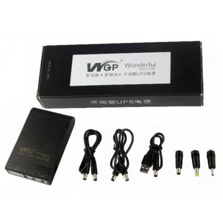 WGP mini UPS input 12v output 5/9/12V (10400mAh)