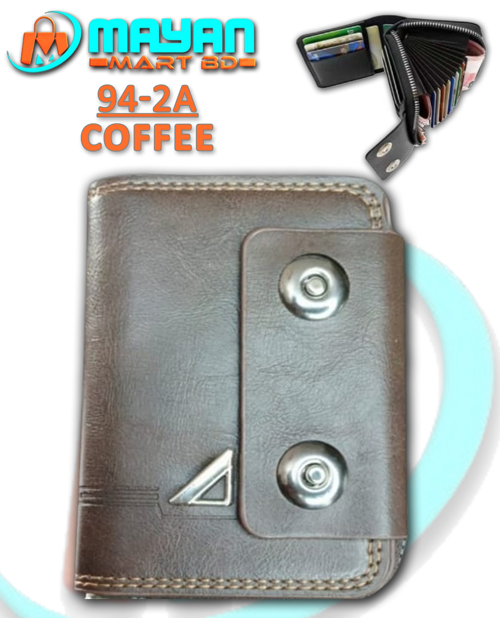 2 in 1 Premium Wallet (COFFEE-K94-2A)