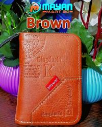 Kingdushi Card Holder Wallet (BROWN-K95-15A)