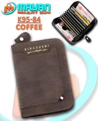 KINGDUSHI CARD HOLDER WALLET (COFFEE- K95-84)