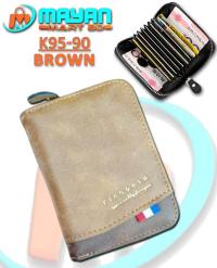 Kingdushi Card Holder Wallet (BROWN - K95-90)