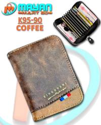Kingdushi Card Holder Wallet (COFFEE- K95-90)