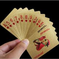Waterproof Aluminium Playing Card (PVC)- GOLD