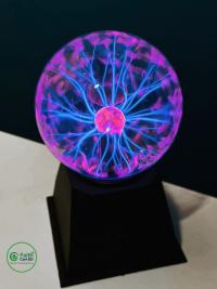 5-Inch Magic Plasma Ball – Blue Light Touch & Sound Activated Globe Lamp for Kids & Room Decor