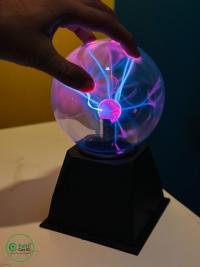 5-Inch Magic Plasma Ball – Blue Light Touch & Sound Activated Globe Lamp for Kids & Room Decor