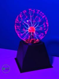 5-Inch Magic Plasma Ball – Blue Light Touch & Sound Activated Globe Lamp for Kids & Room Decor