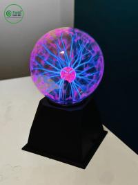 5-Inch Magic Plasma Ball – Blue Light Touch & Sound Activated Globe Lamp for Kids & Room Decor