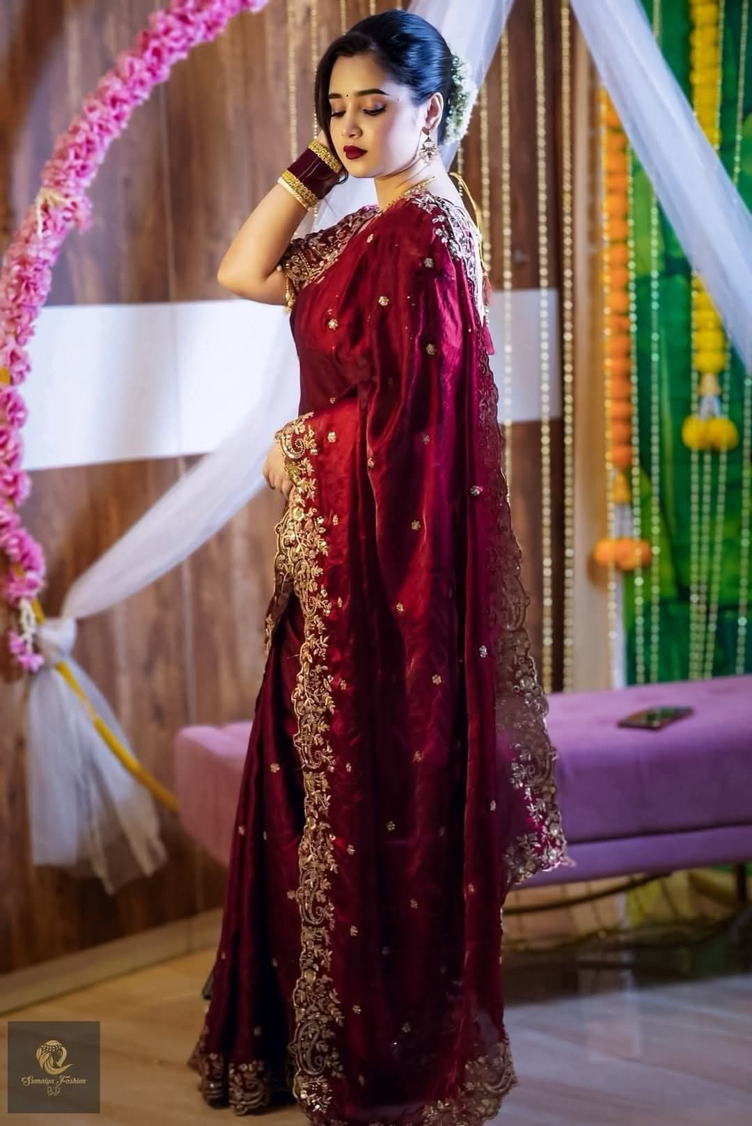 Virul  Georgette Saree