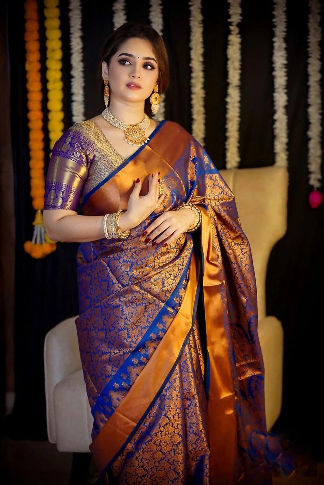 Kanjivaram katan Sharee