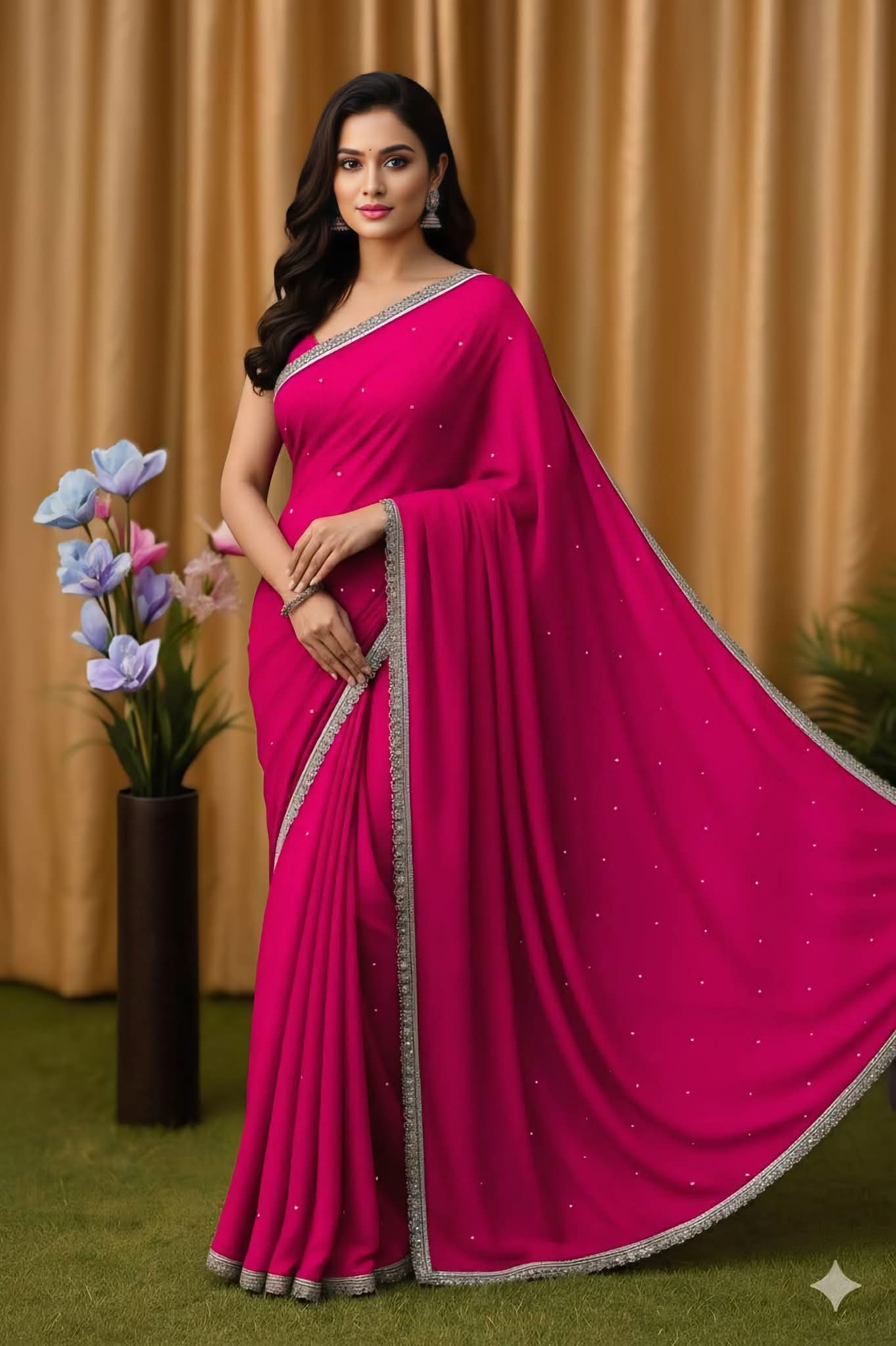 soft Georgette sharee