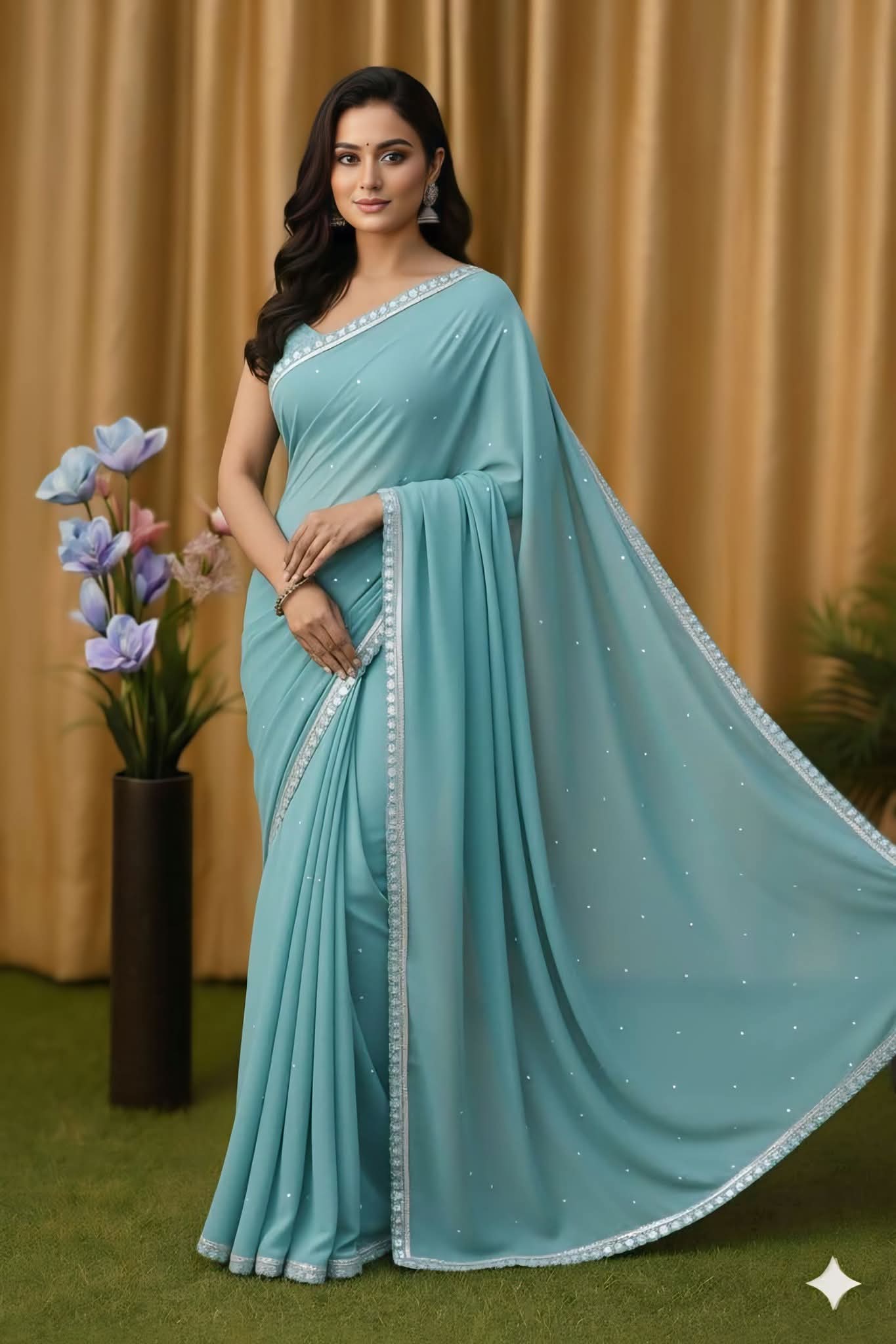 soft Georgette sharee