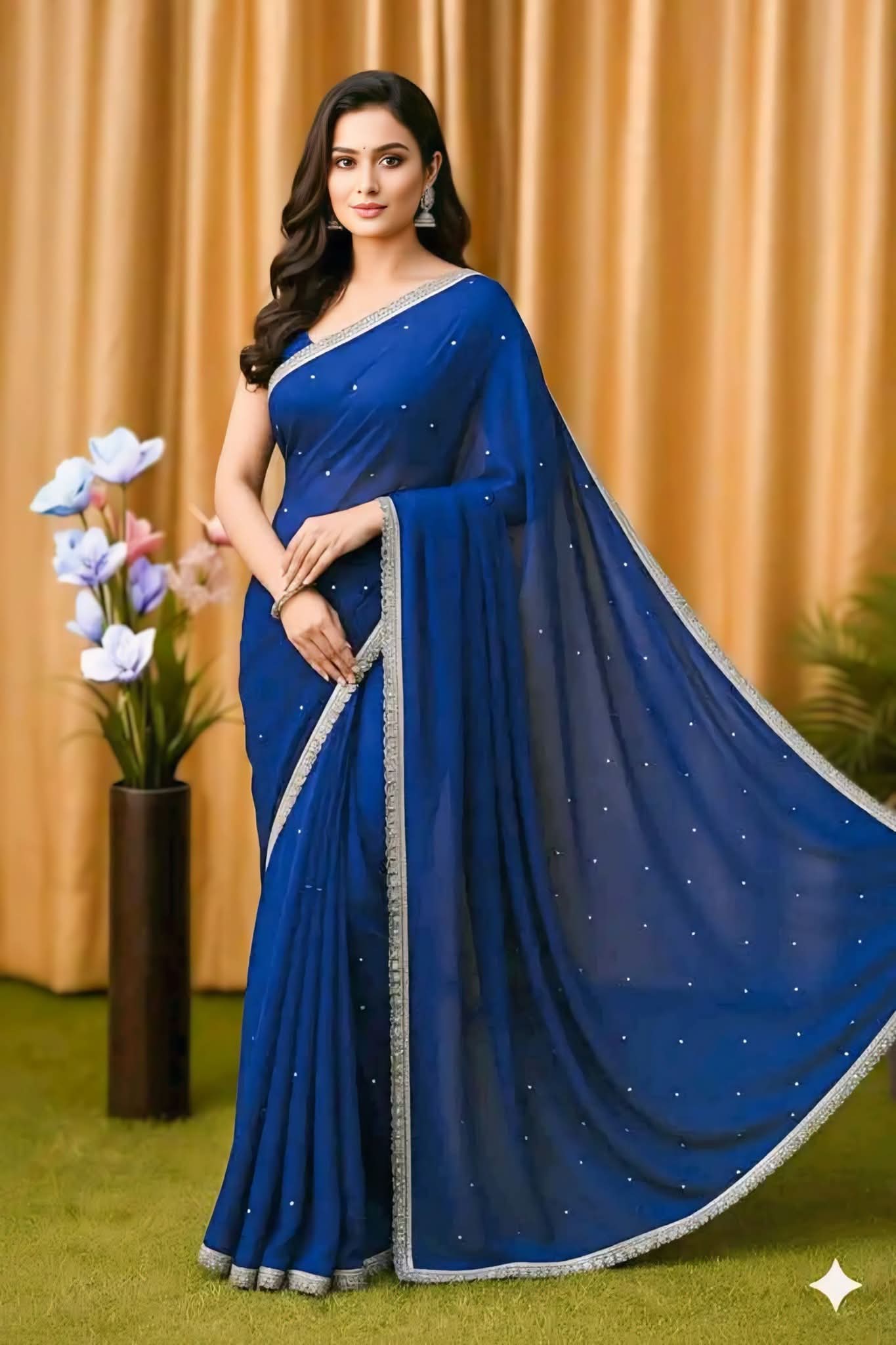 soft Georgette sharee