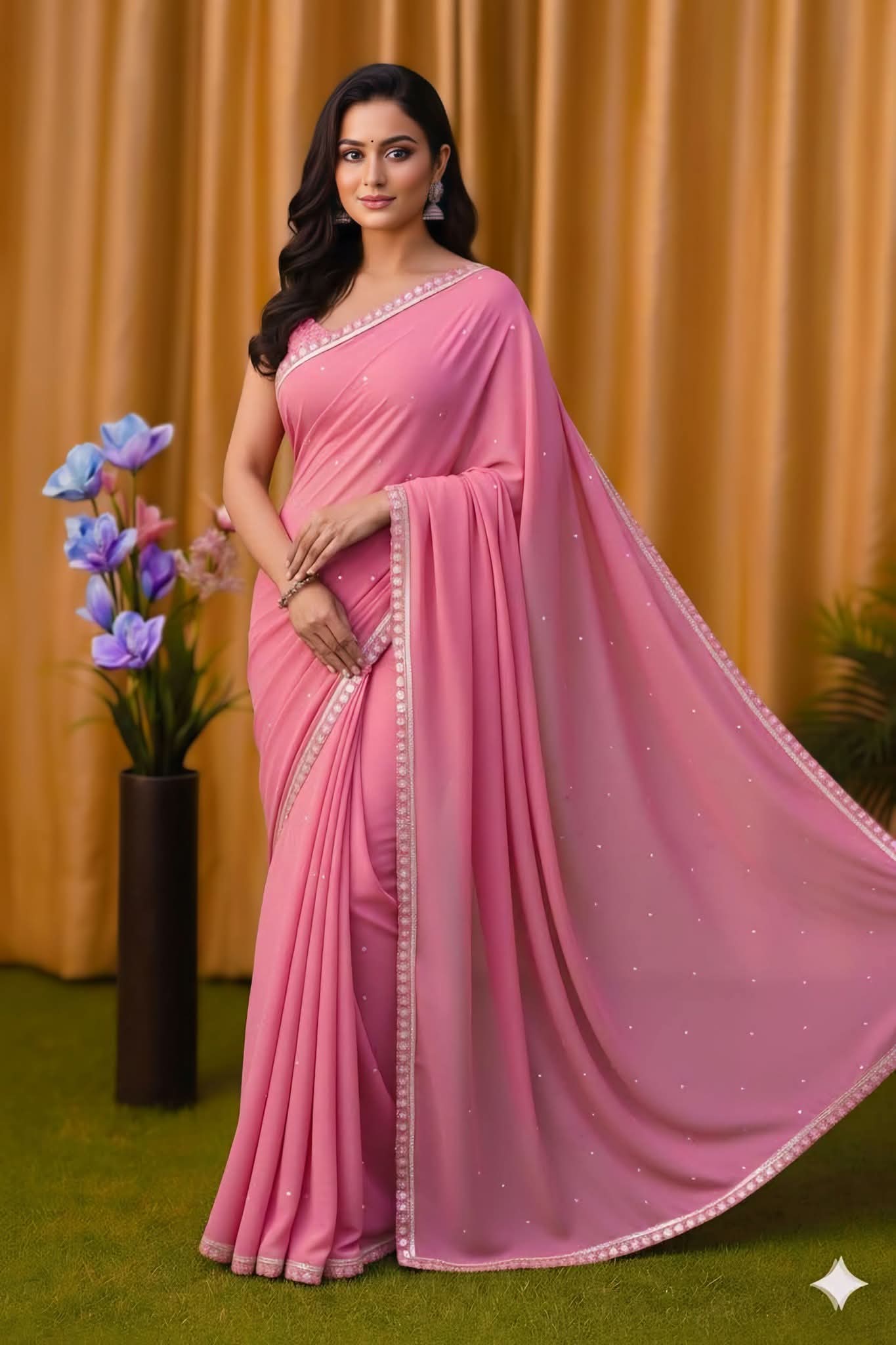 soft Georgette sharee