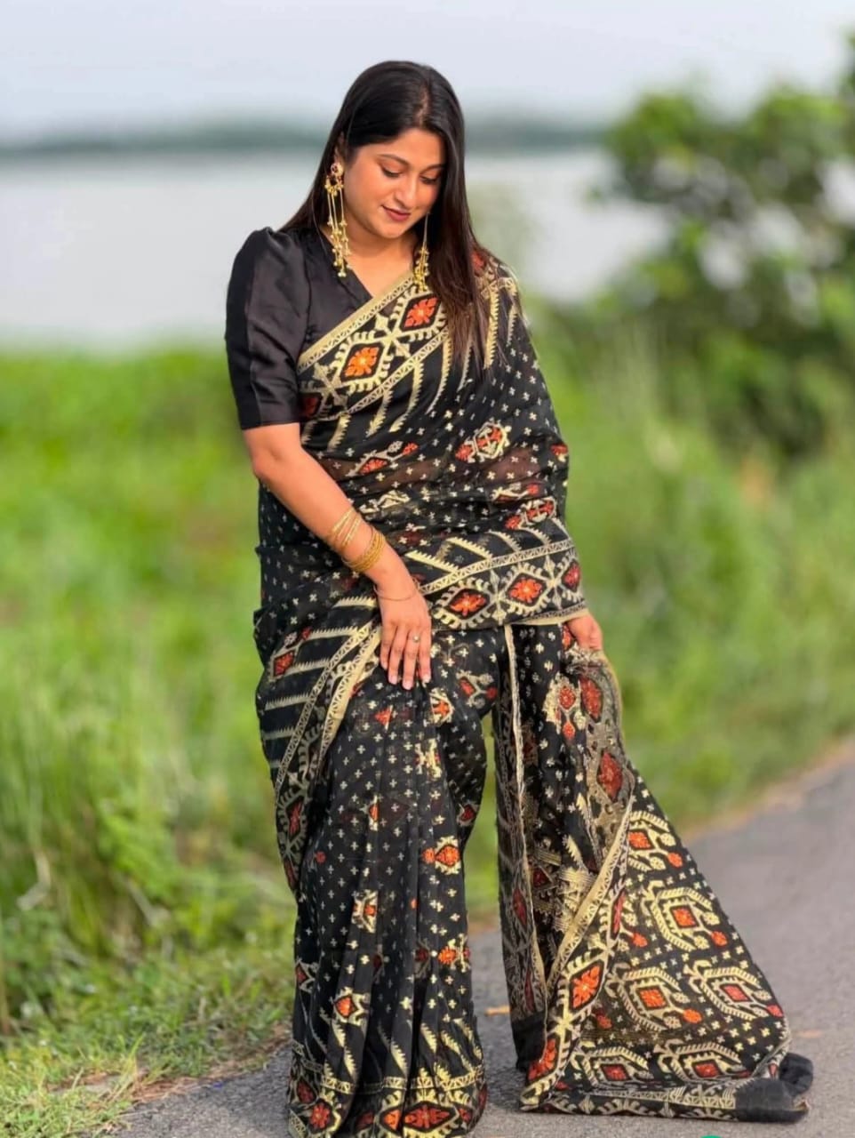 virul jori jamdani saree